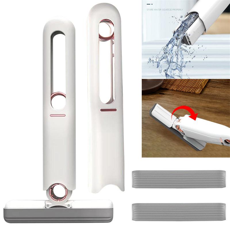 Hands-Free Self-Wringing Mini Mop – Easy Floor & Home Cleaning Tool
